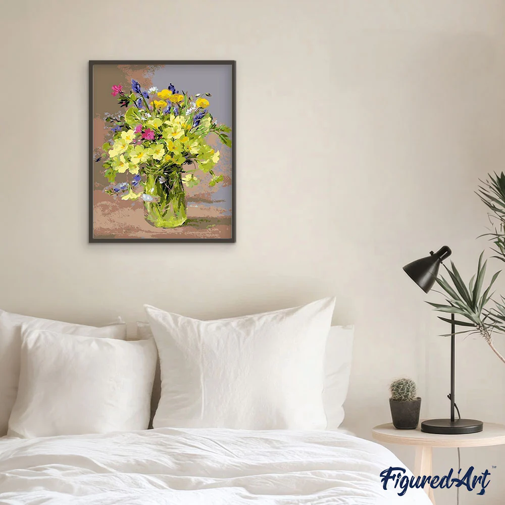 Bouquet of yellow flowers - Image 3