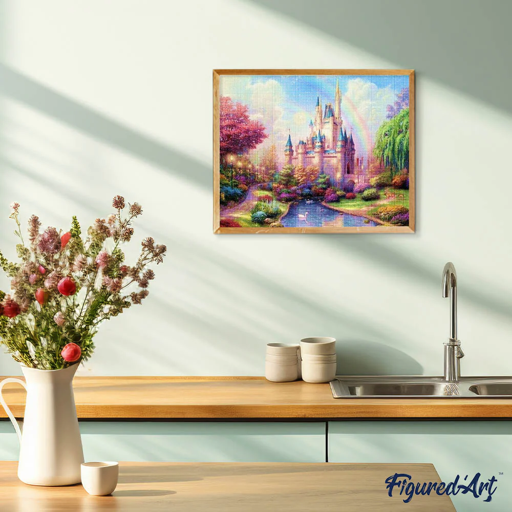 Diamond Painting - Bright Castle - Image 3