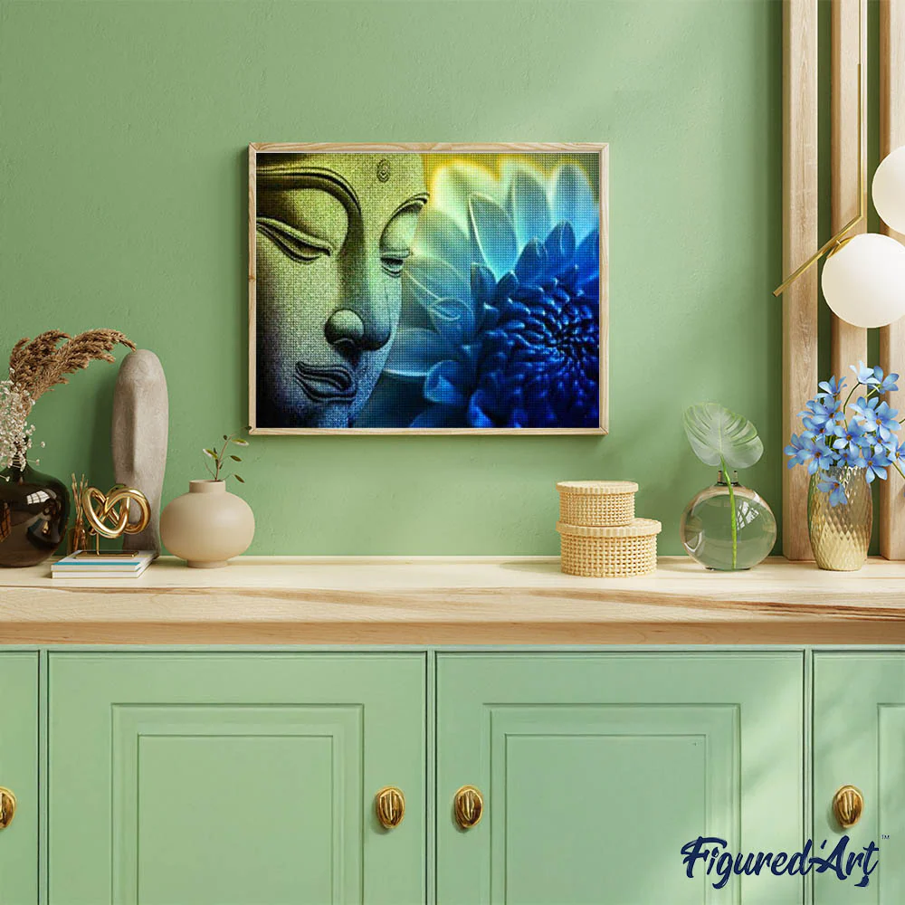 Diamond Painting - Buddha and Lotus - Image 3