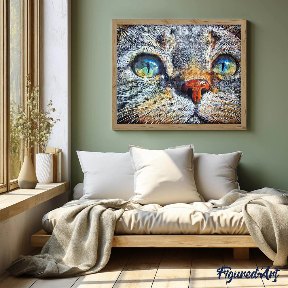 Diamond Painting - Cat Face - Image 3