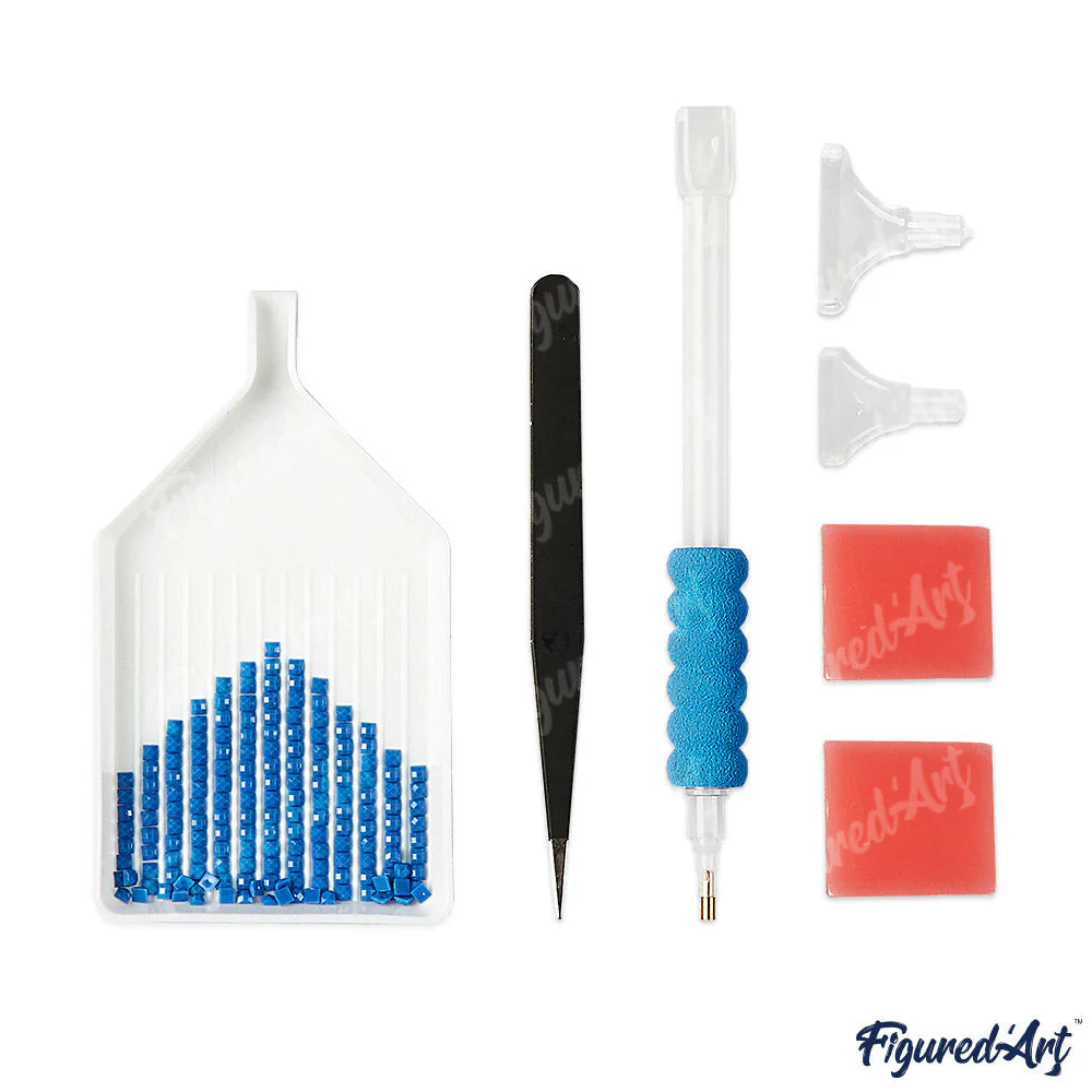 Diamond Painting - Chalet during Winter - Image 8