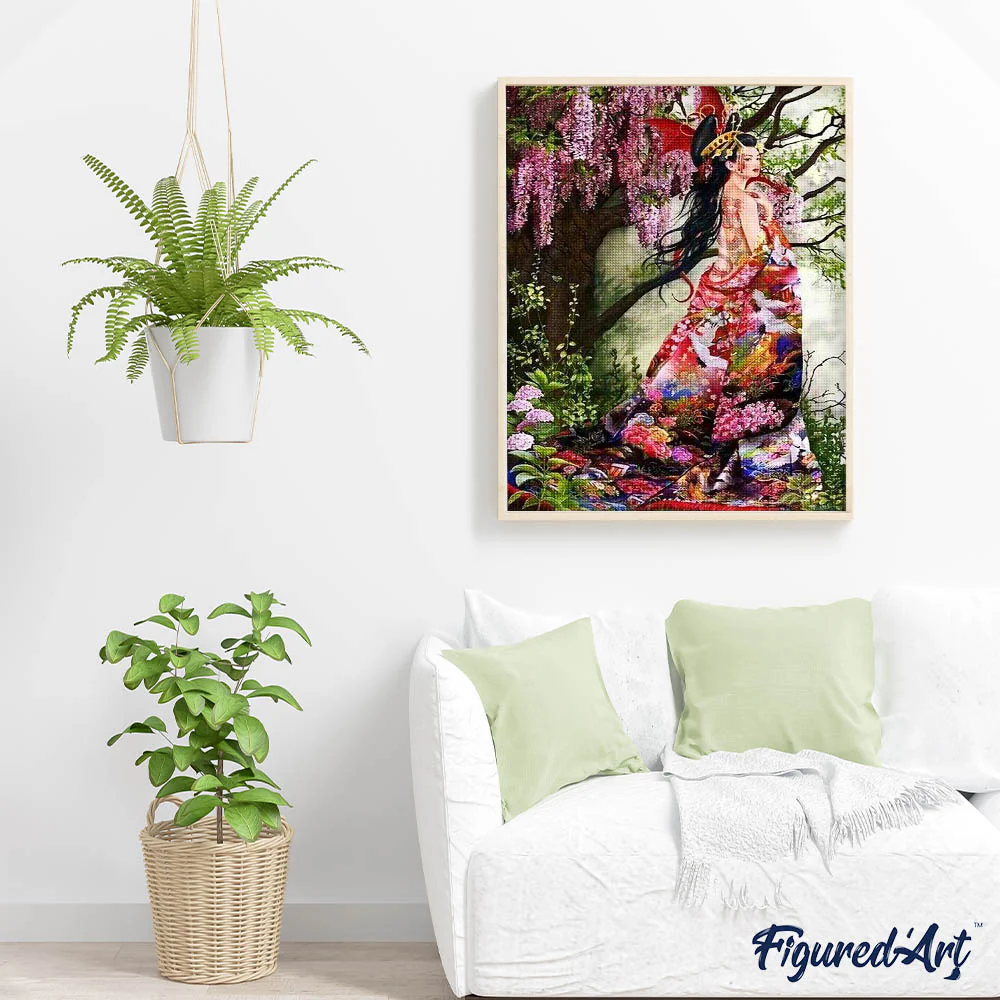 Diamond Painting - Flower Dress - Image 3