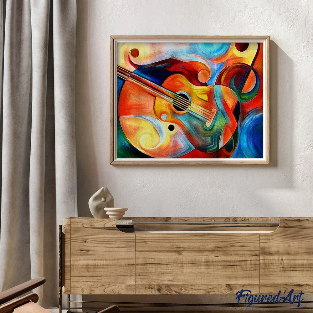 Diamond Painting - Guitar Design - Image 3