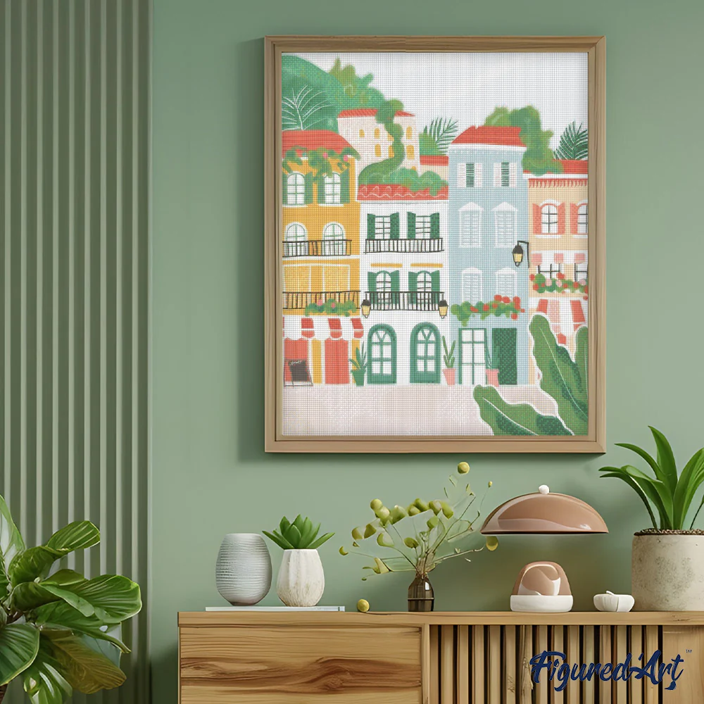 Diamond Painting - Pastel Facades - Image 3