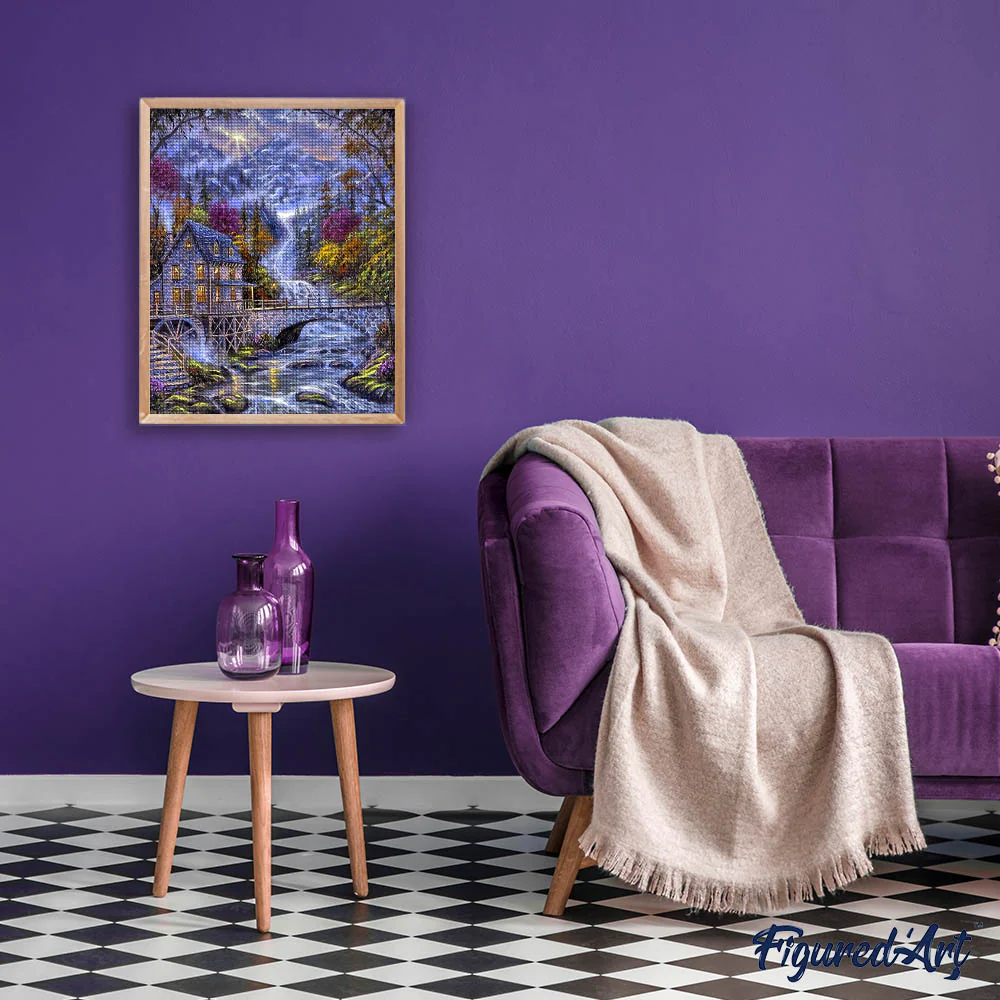 Diamond Painting - River at Night - Image 3