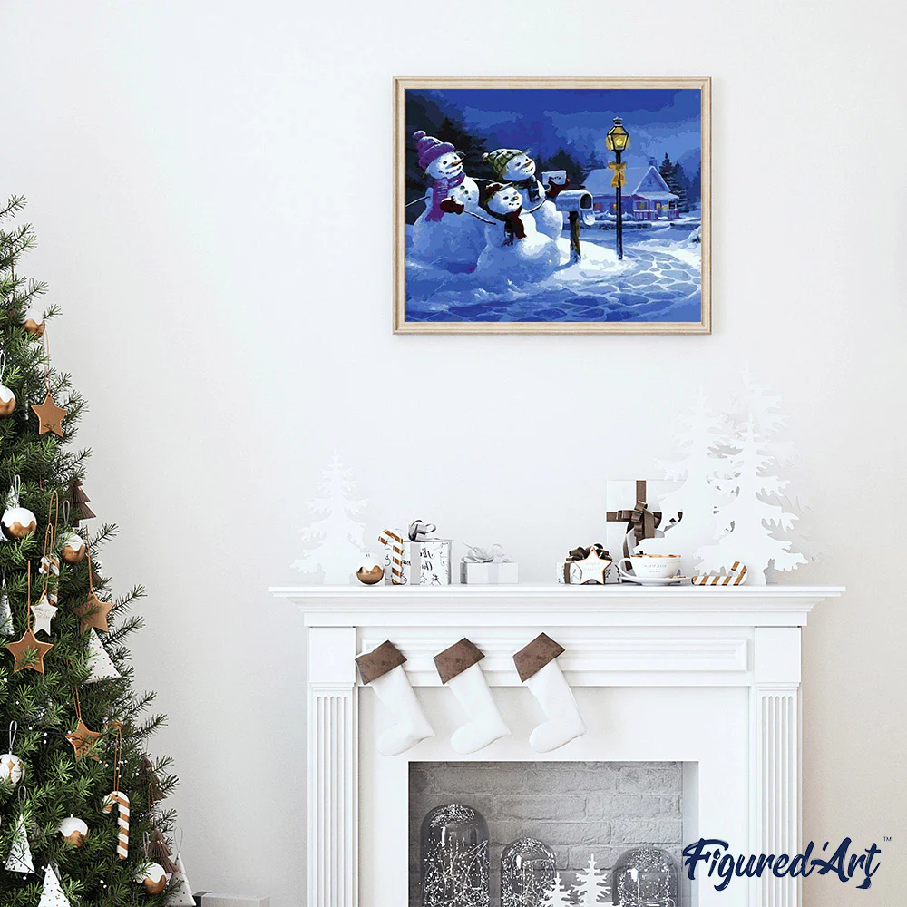 Three Snowmen - Image 3