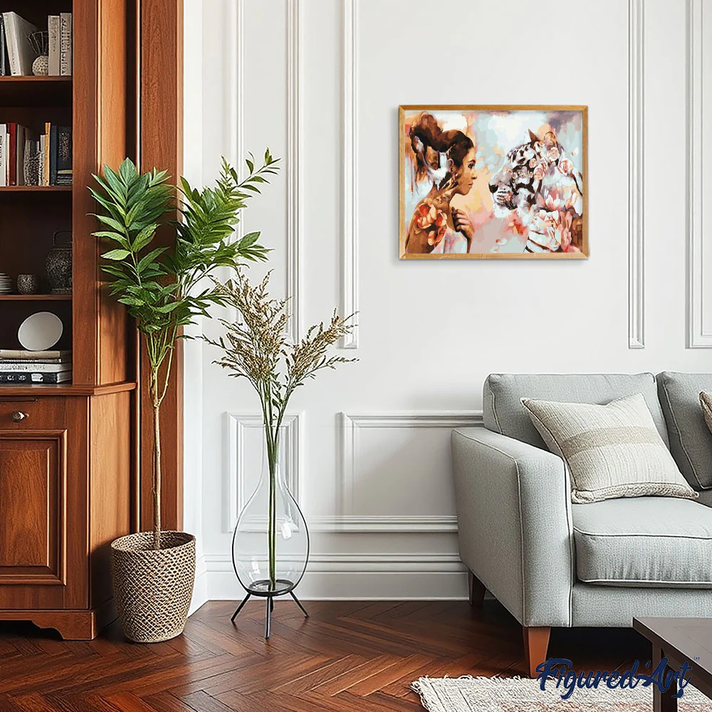 Woman and Tiger - Image 3